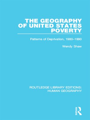cover image of The Geography of United States Poverty